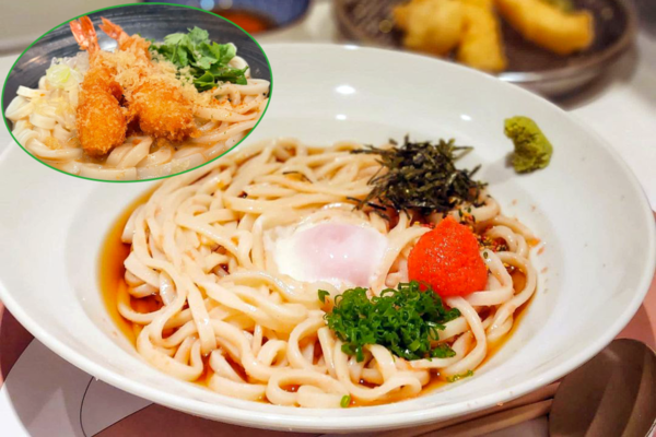 銅鑼灣美食｜銅鑼灣新開全自助一人前日式烏冬店Solo Udon　和牛壽喜燒湯烏冬／明太子温泉蛋冷烏龍麵／流心蛋黃天婦羅