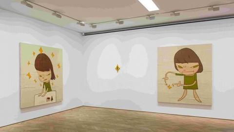 奈良美智最新作品《星星》系列　中環畫廊展出