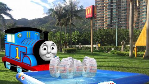 20米Thomas & Friends充氣水池 黃金海岸有得玩！