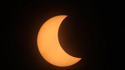 3月9日有日偏食 下次要等到2019年