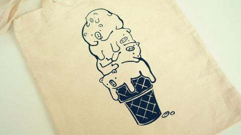 大角咀舊區遊 $45印Tote bag、逛精神書局限定店