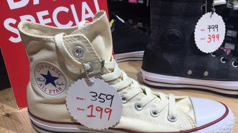 高低筒帆布鞋$199起　Converse減價熱門鞋款低至5折  