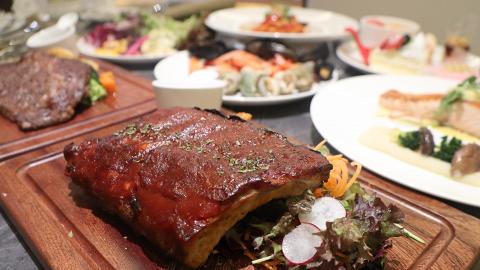 【葵涌美食】葵涌新酒店半自助晚餐買2送1優惠　叫主菜任食海鮮/沙律/甜品