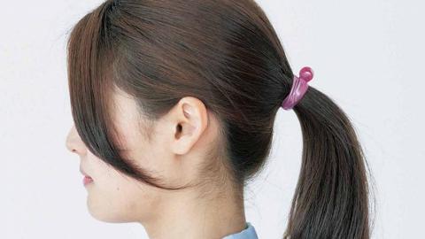 日本設計矽膠扎頭髮神器！3步綁好　打風/運動/點跳點搖頭都唔甩
