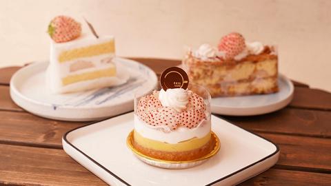 【中環美食】Cafe新推期間限定淡雪士多啤梨甜品　淡雪草莓蛋糕/草莓撻/千層酥
