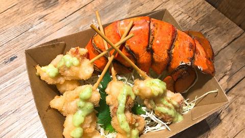 啖啖鮮味炸龍蝦！日式串揚店殺入旺中