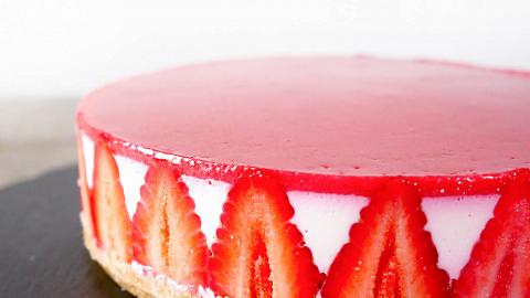 免焗食譜：士多啤梨芝士凍餅