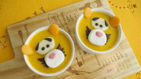 幼滑香濃！跳跳虎南瓜布丁