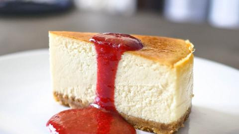紐約芝士蛋糕伴紅桑子醬 食譜