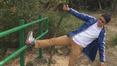 粉嶺大力拉樹鬆筋男！厚面皮稱教子拉筋無毀壞樹