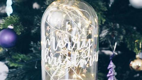 寫上你們的故事！學整聖誕浪漫床頭燈