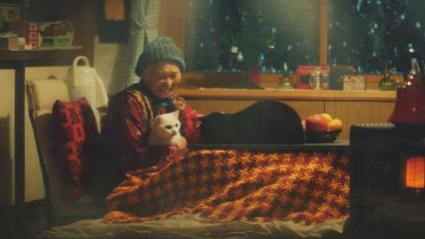 眼見獨居婆婆失去笑容  兩隻貓咪睇書睇碟博君一笑