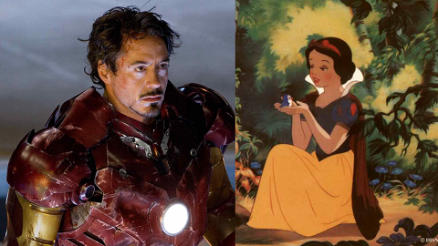 Iron Man與迪士尼人物撞衫！網友笑稱好似白雪公主