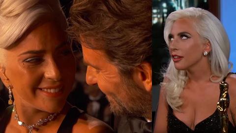 奧斯卡表演太有愛被傳戲假情真！Lady Gaga反白眼首次開腔推翻謠言