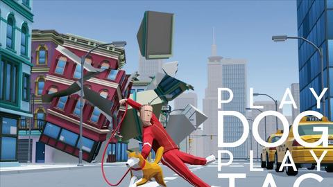 日本放狗遊戲《PlayDog PlayTag》 4人對戰搶骨頭！暴走柴柴拖行主人破壞城市