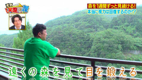 日本節目實測望綠色風景可回復視力 連續望森林1星期成功改善近視