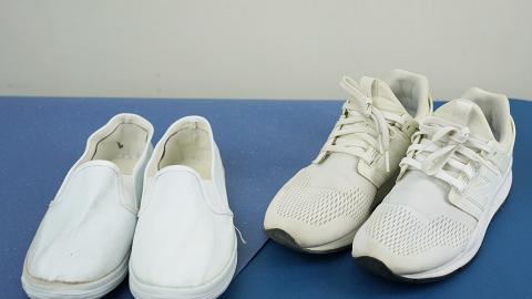 【洗白鞋】2個平價簡單洗白鞋方法 12蚊店清潔劑/梳打粉/白醋/衣物漂白粉