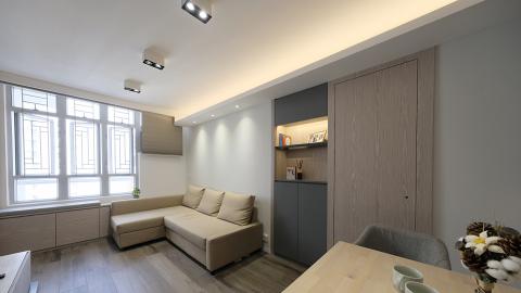 40 萬有找  480 呎簡約風木系靚裝新居屋