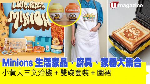 Minions生活家品、廚具、家器大集合 小黃人三文治機 + 雙碗套裝 + 圍裙