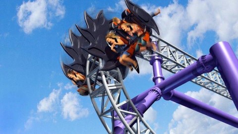 瑞典 G-Force 過山車 遊樂場驚魂