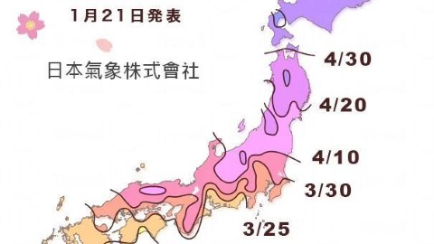 2014全日本櫻花預測 第二回發放