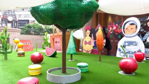 時代廣場 x 泰國藝術家SUNTUR 巨型野餐盛宴