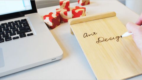 文青上班必備小物 日本竹製Memo留言板