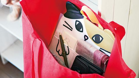 布袋迷恩物！日本貓咪A4呎吋收納布架 布袋不再「立立亂」