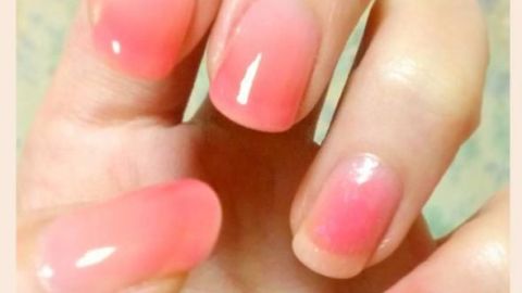 日本100円「透明水感」指甲油 DIY漸變效果好簡單