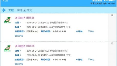 長榮台北全年優惠！2人同行來回$803起 暑假旺季照減、包20kg行李！