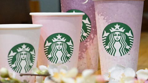 韓國Starbucks首推 早、午、夜櫻紙杯及隔熱杯套