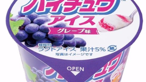 口感像軟糖的雪糕！ 日本限定煙煙韌韌提子味雪糕