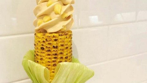 冷與熱之間創新配搭！ 東京限定燒粟米軟雪糕