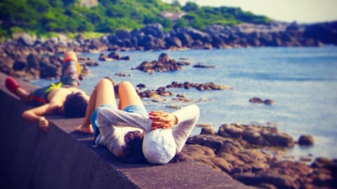 大海還有幾層藍！ 能泡溫泉的關東水質清澈小島