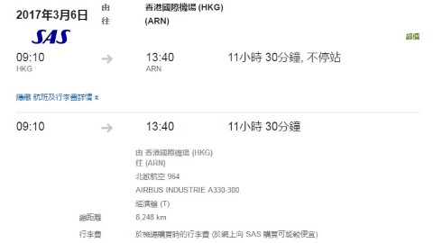 跌破三千五！直航來回北歐賞極光$3320 包23KG行李、明年3月前出發