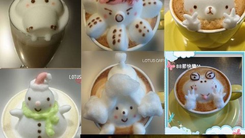 遊台灣必試！ 超可愛立體拉花咖啡店