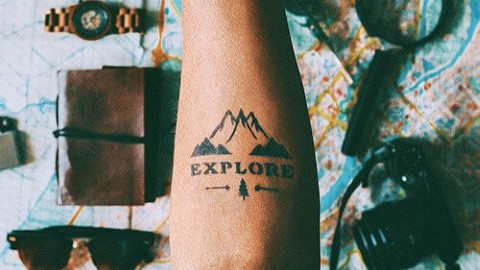 2星期自動腿色！簡單5步無痛紋上清新小刺青