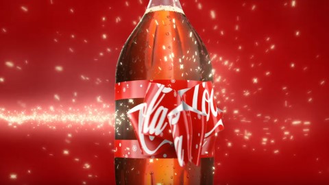 一拉即變絲帶結！ 日本可口可樂推聖誕新包裝