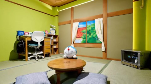 猶如真的住進大雄家！ 大阪還原度極高多啦A夢主題套房