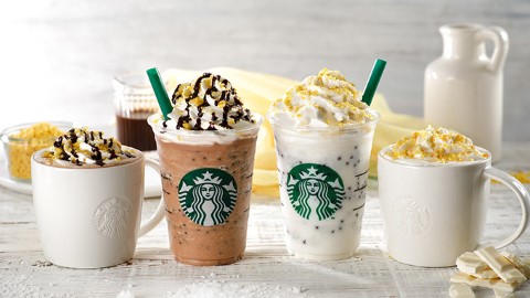 朱古力香蕉配以香脆小麥粒！ 日本Starbucks推4款全新特飲