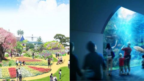 福岡海之中道水族館、 香椎花園重開 　新貌登場！