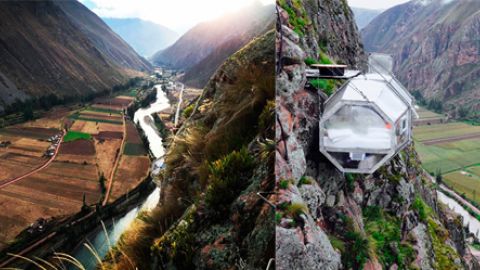 究極之 camping 峭壁上過夜