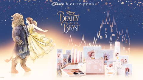 重拾最初的感動 《美女與野獸》手繪風化粧品