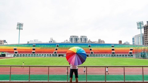 既 Sporty 又夢幻！台灣運動打卡熱 永不消失的彩虹！