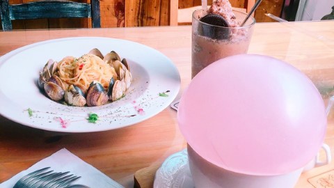 少女心爆發！粉紅泡泡燉飯