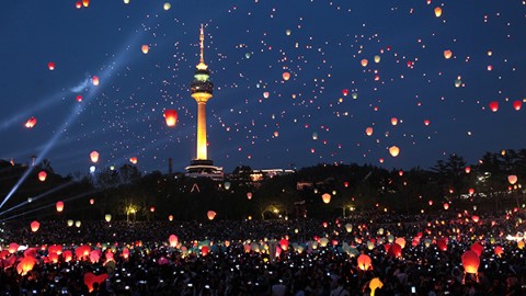 放天燈許願 原來韓國都有！