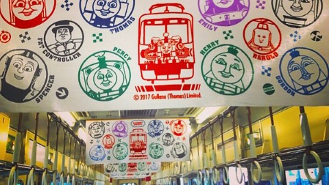 4 色車卡 THOMAS and Friends 火車 遊走京阪