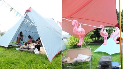 超方便 台北市中心露營場