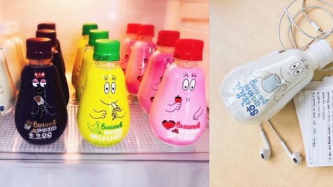 超玩味！韓國推出泡泡先生牛奶