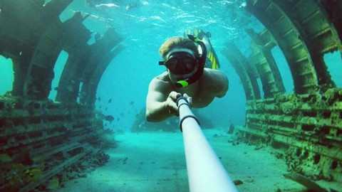巴哈馬小島另類景點　軍事機殘骸影餐飽　